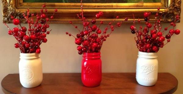 Il Natale in un barattoli di vetro