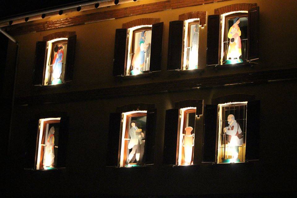 Il presepe verticale di Mozzate