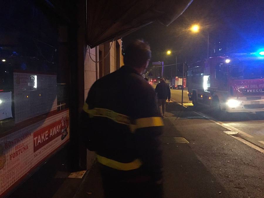 Incendio via Pegoraro Gallarate