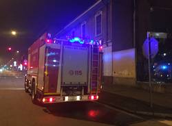 Incendio via Pegoraro Gallarate
