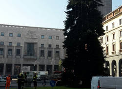 L'albero di Natale di piazza Monte Grappa