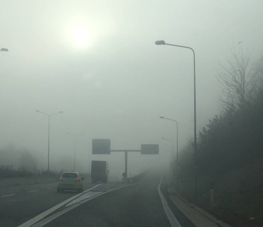 Nebbia a Malpensa 