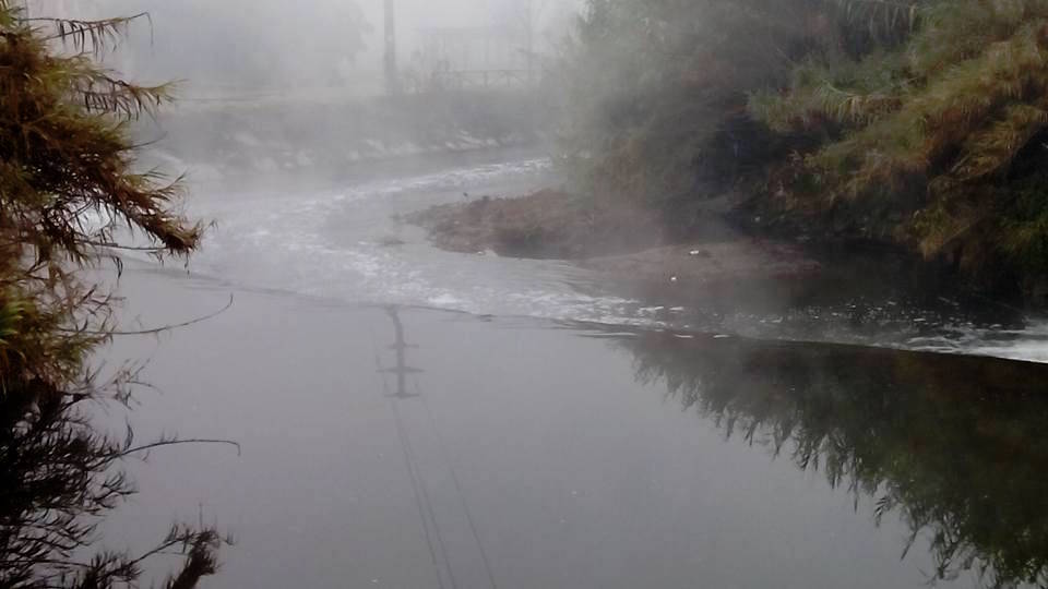 Schiuma nell'Olona a Marnate