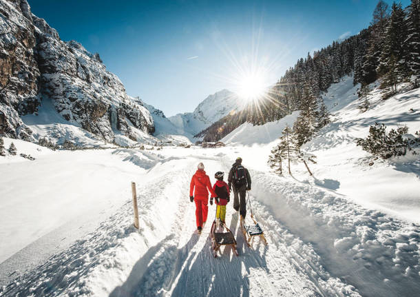Stubai, il regno dello slittino