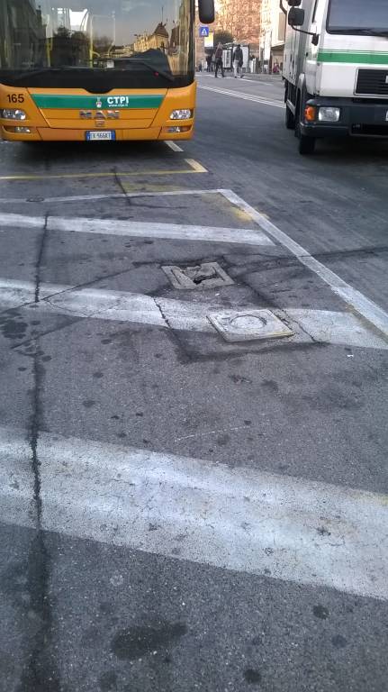 foto del piazzale delle Ferrovie dello Stato