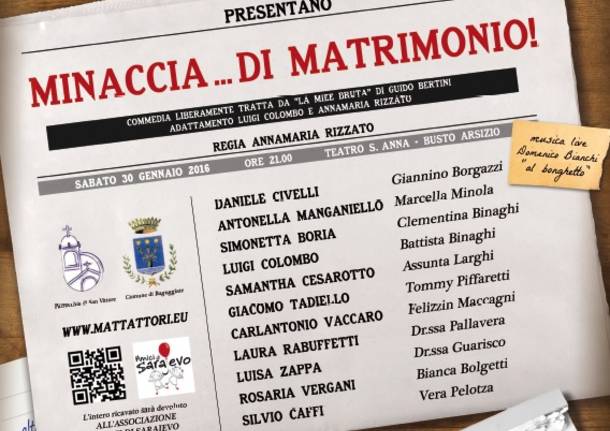 MINACCIA...DI MATRIMONIO!!!