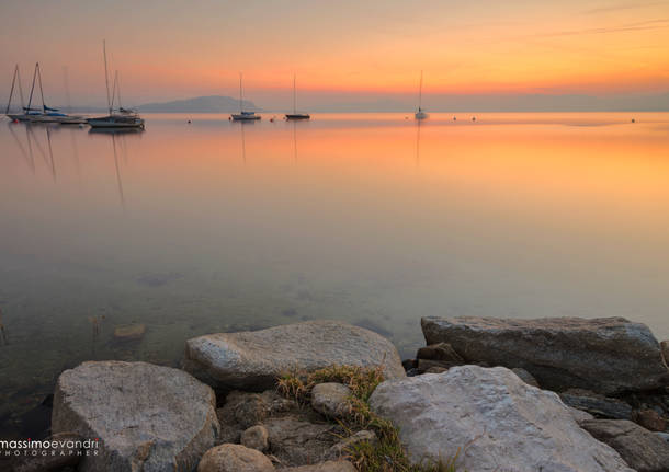 Ultime luci sul lago Maggiore