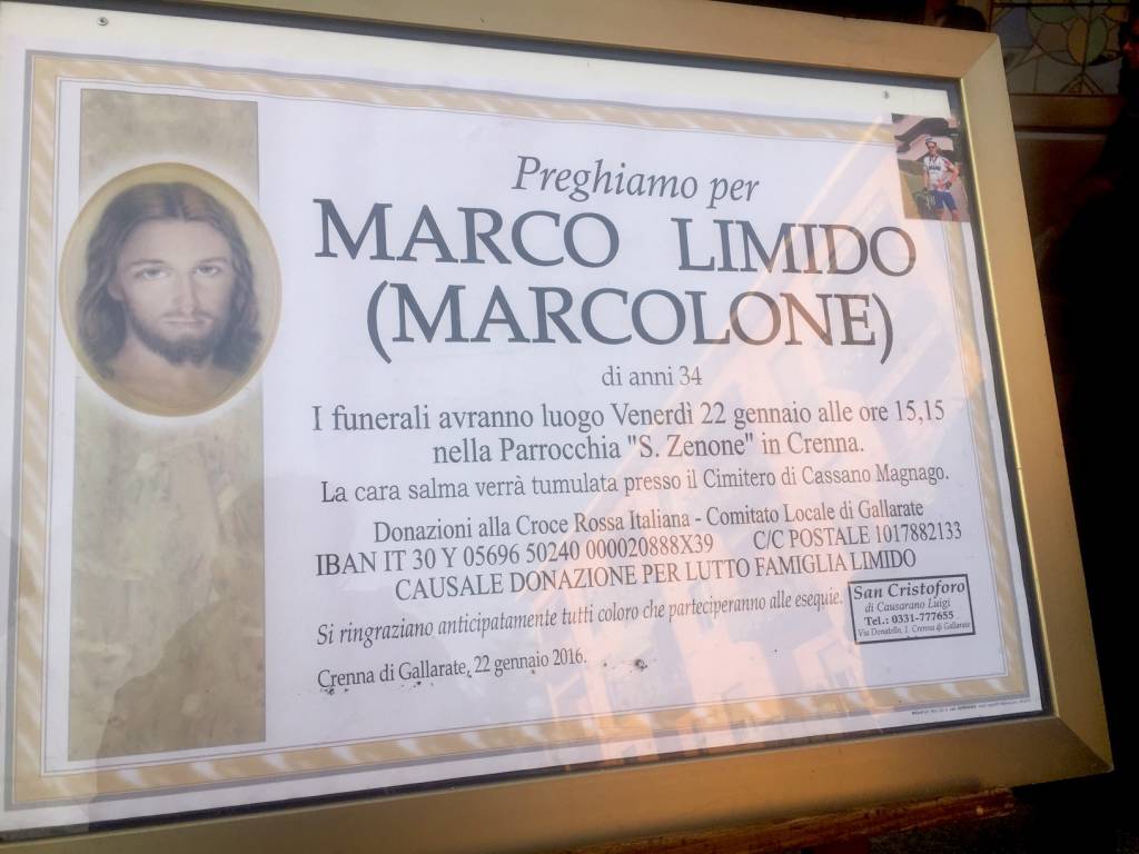 Funerale Marco Limido