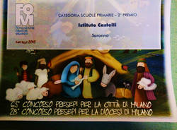 Il presepe del Castelli che ha vinto il concorso Fom