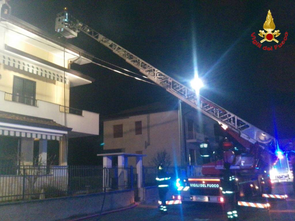 incendio mansarda gerenzano