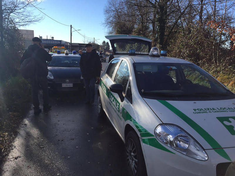 Incidente stradale Carnago 12 gennaio 2016