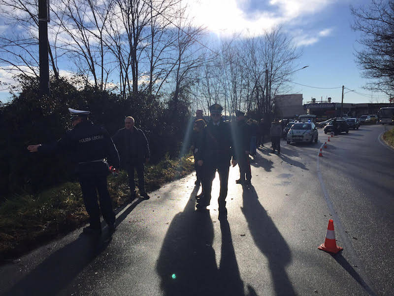 Incidente stradale Carnago 12 gennaio 2016