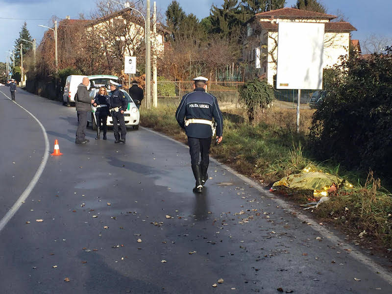 Incidente stradale Carnago 12 gennaio 2016