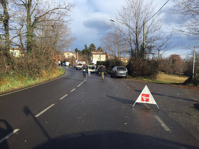 Incidente stradale Carnago 12 gennaio 2016