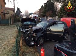 incidente stradale sangiano 27 gennaio