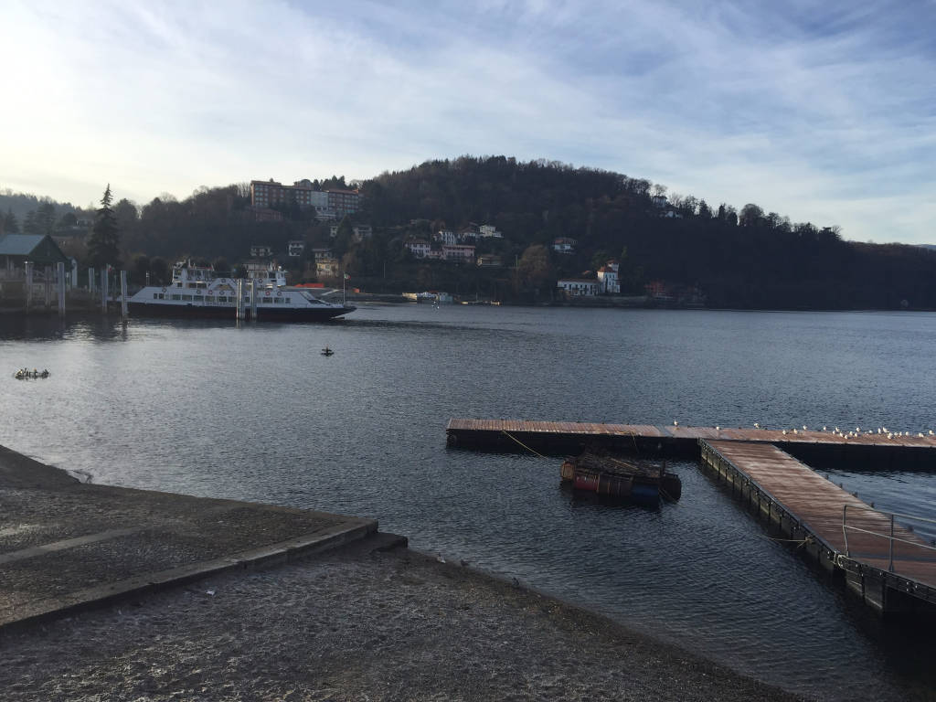Lago Maggiore in secca 