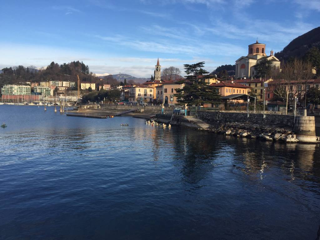 Lago Maggiore in secca 
