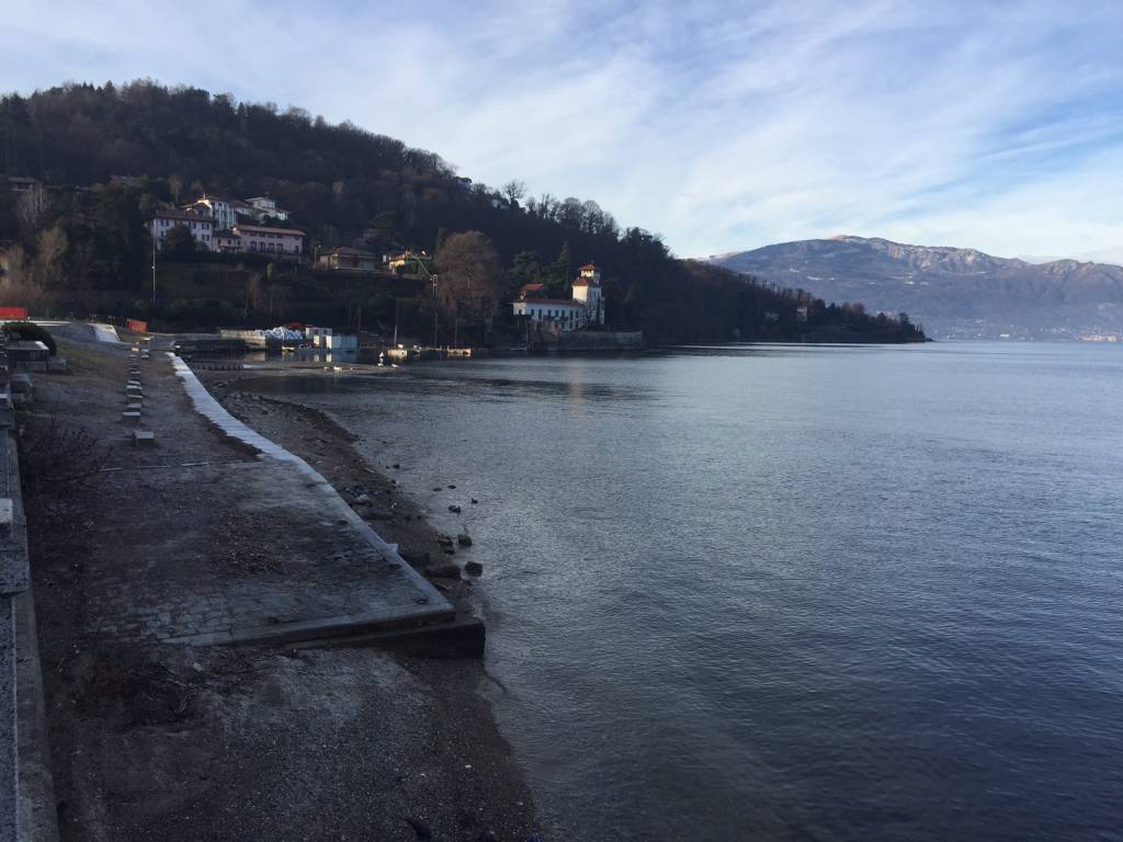 Lago Maggiore in secca 