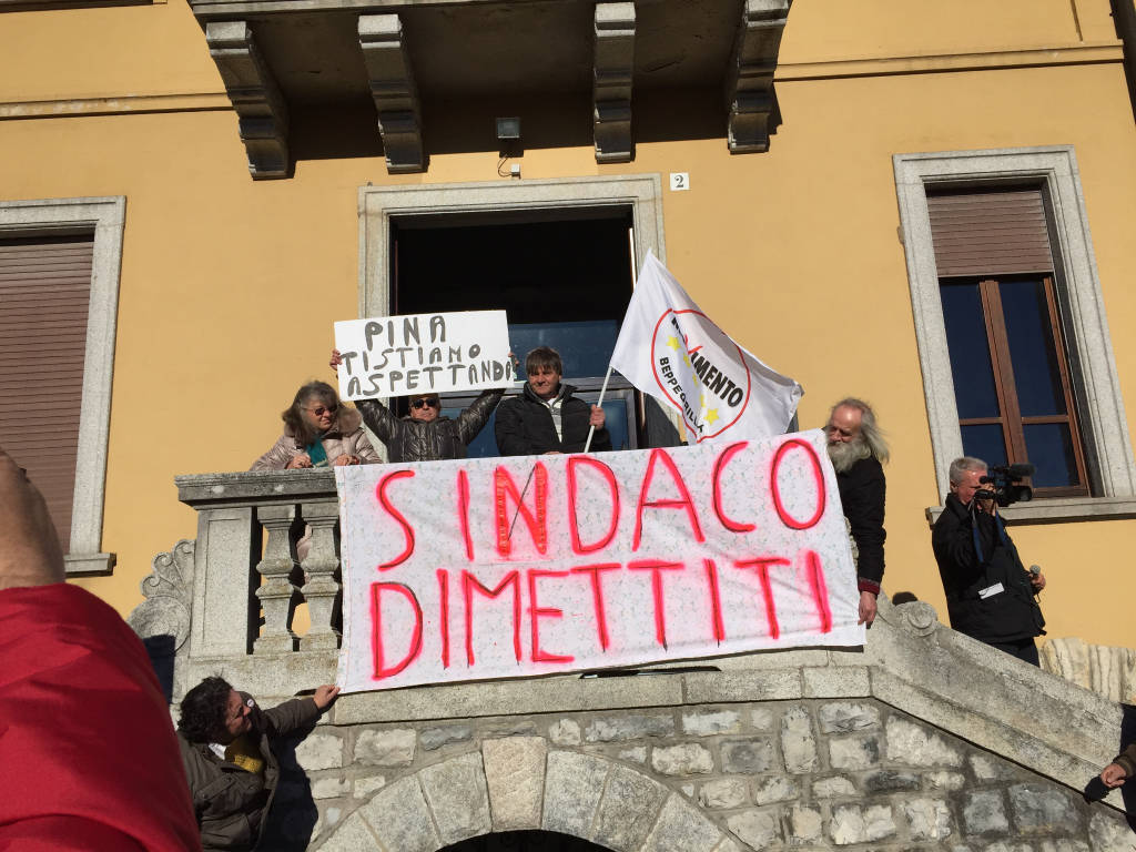 M5S protesta a Brenta