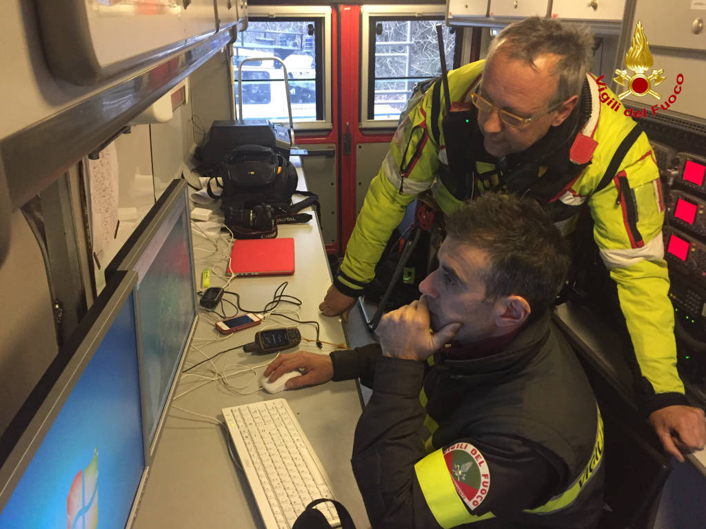 Ricerca persona Cerro di Laveno 7 gennaio 2016