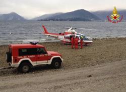 Ricerche Lago Laveno 8 gennaio 2016