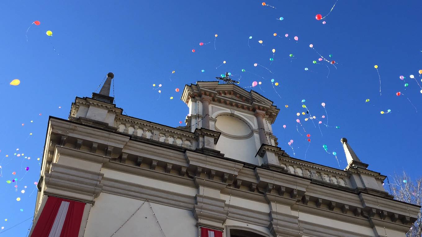 Sant'Antonio, il lancio dei palloncini