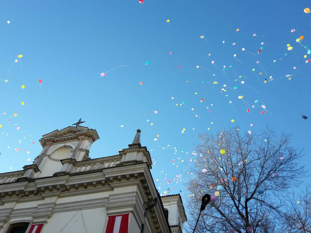 Sant'Antonio, il lancio dei palloncini