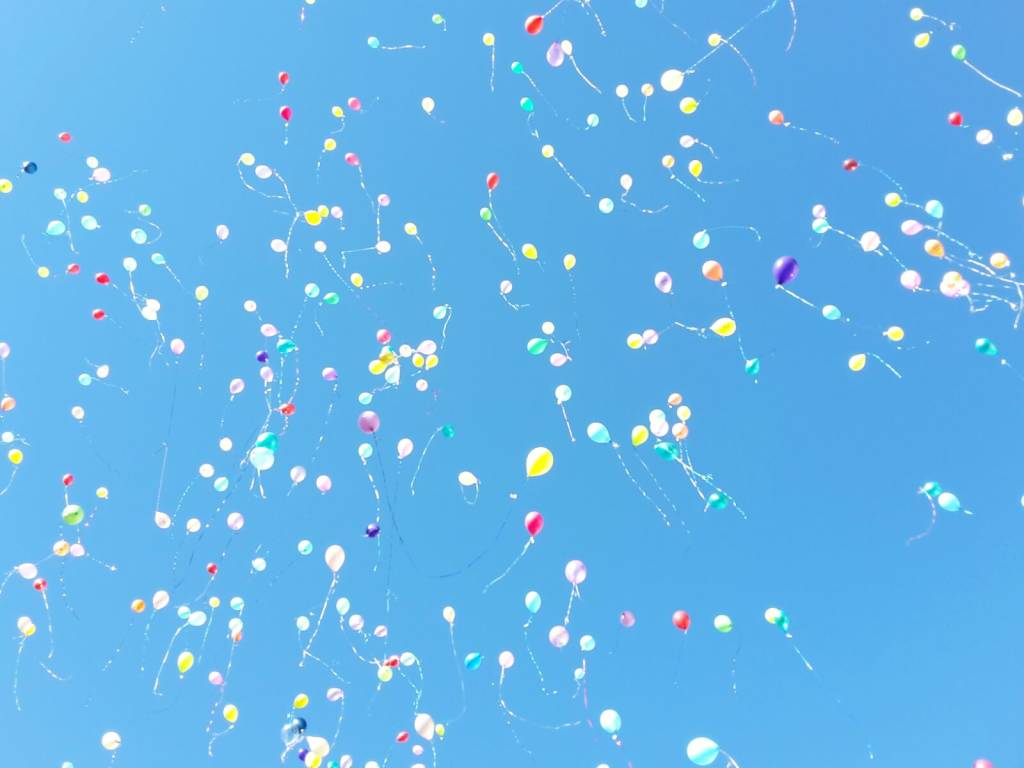 Sant'Antonio, il lancio dei palloncini