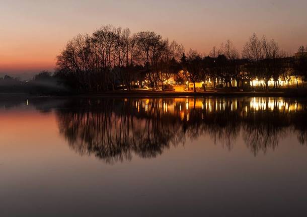 tramonto lago Gavirate