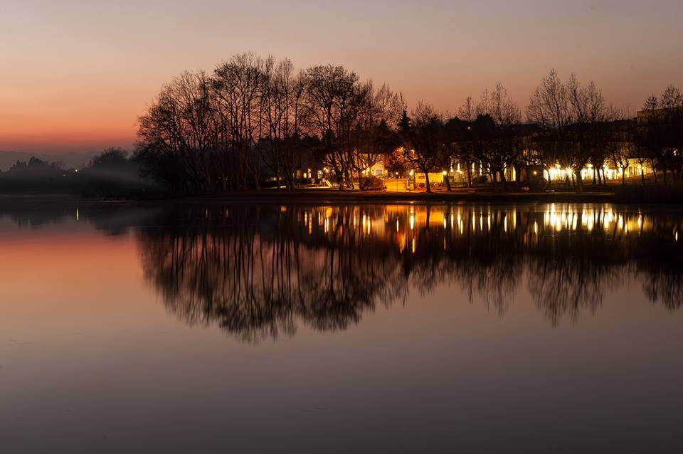tramonto lago Gavirate