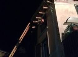 Vigili del fuoco a Brenta e Marchirolo