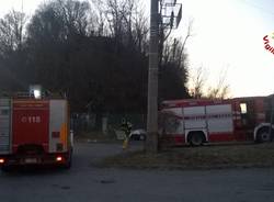 Vigili del fuoco a Brenta e Marchirolo