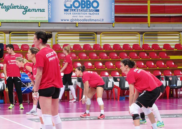 L’allenamento congiunto tra Uyba e Club Italia