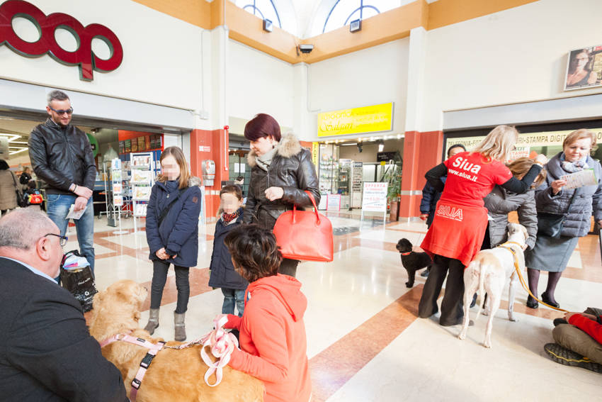 Cani da pet therapy alla Coop