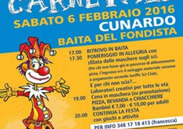 Carnevale a Cunardo