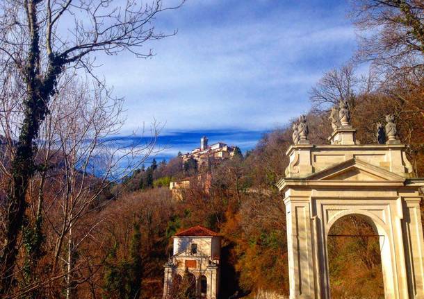 La salita a Sacro Monte