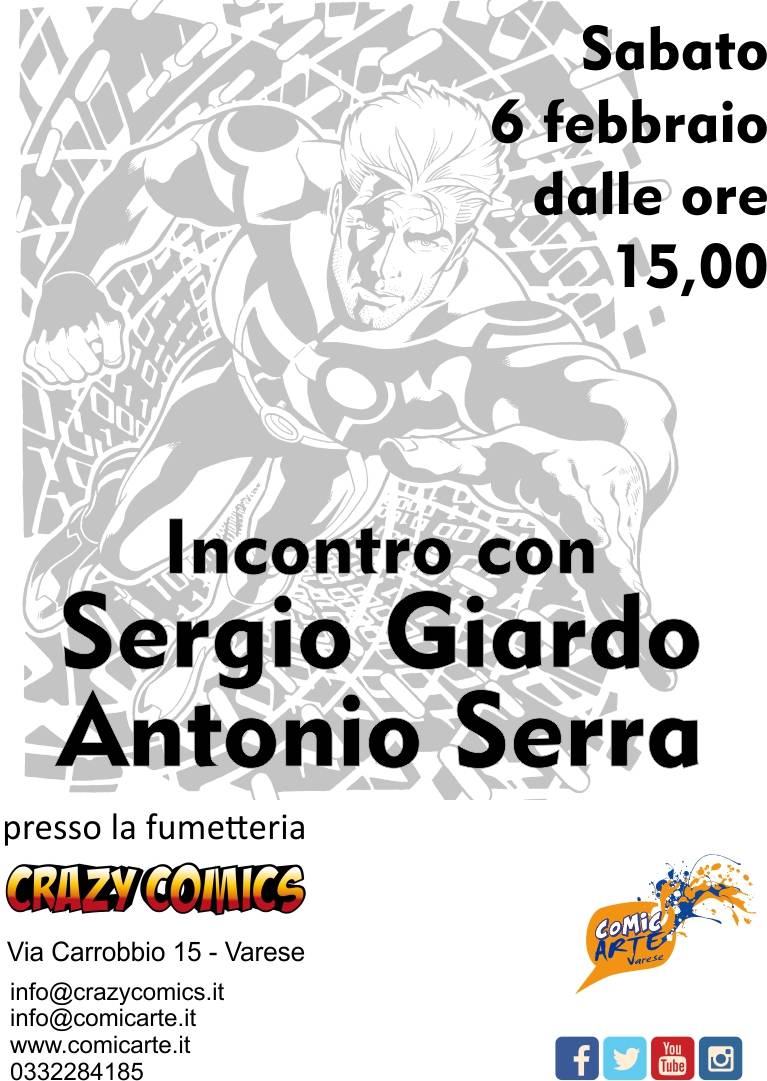 Nathan Never - Incontro con Antonio Serra e Sergio Giardo
