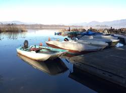 Cazzago Brabbia, il lago d'inverno