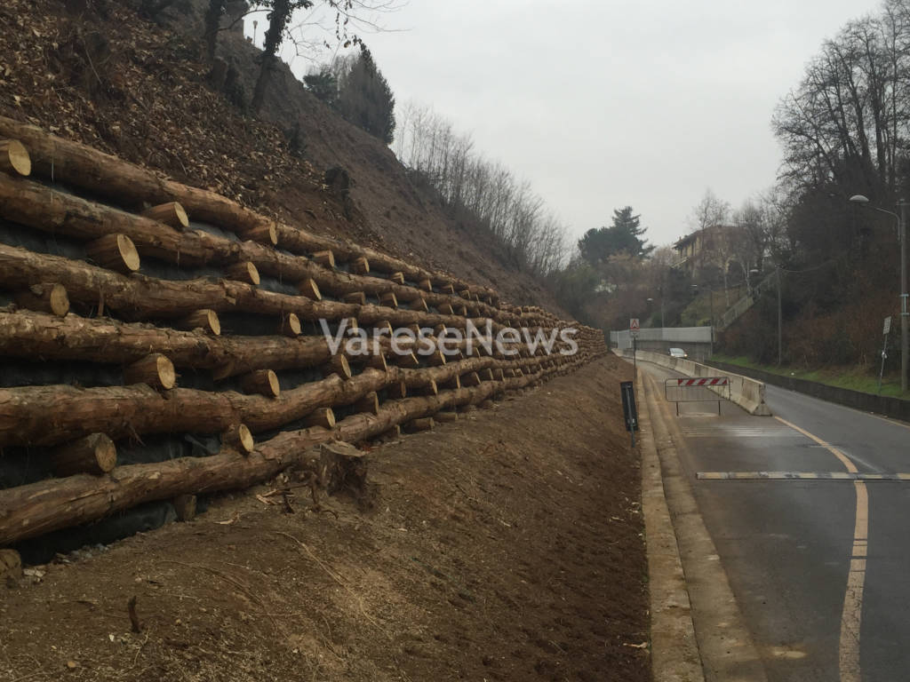 Frana di via Macchio a Premezzo 