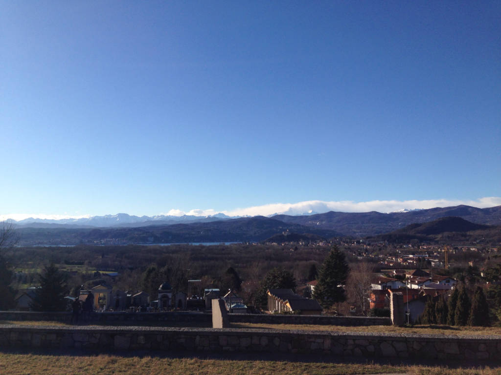 Il panorama da Taino