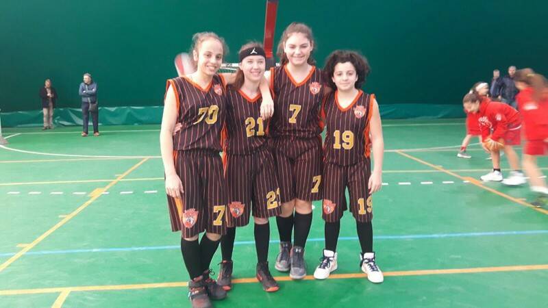Il quartetto vincente del 3 vs 3 categoria Under 13
