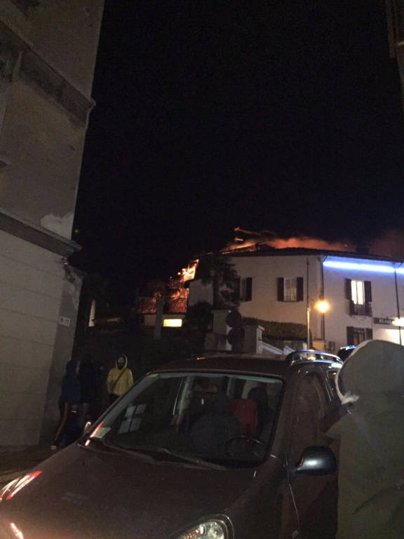 Incendio Luino 3 febbraio 2016