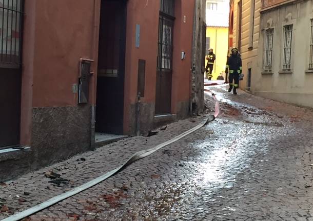 Incendio Luino, il giorno dopo