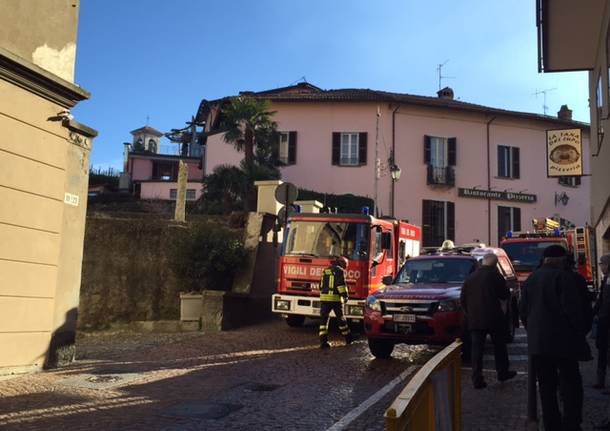 Luino il giorno dopo, si lavora nel centro