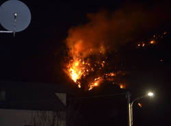 Incendio Val Vigezzo malesco villette