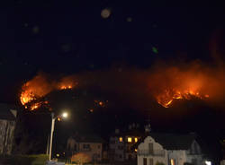 Incendio Val Vigezzo malesco villette