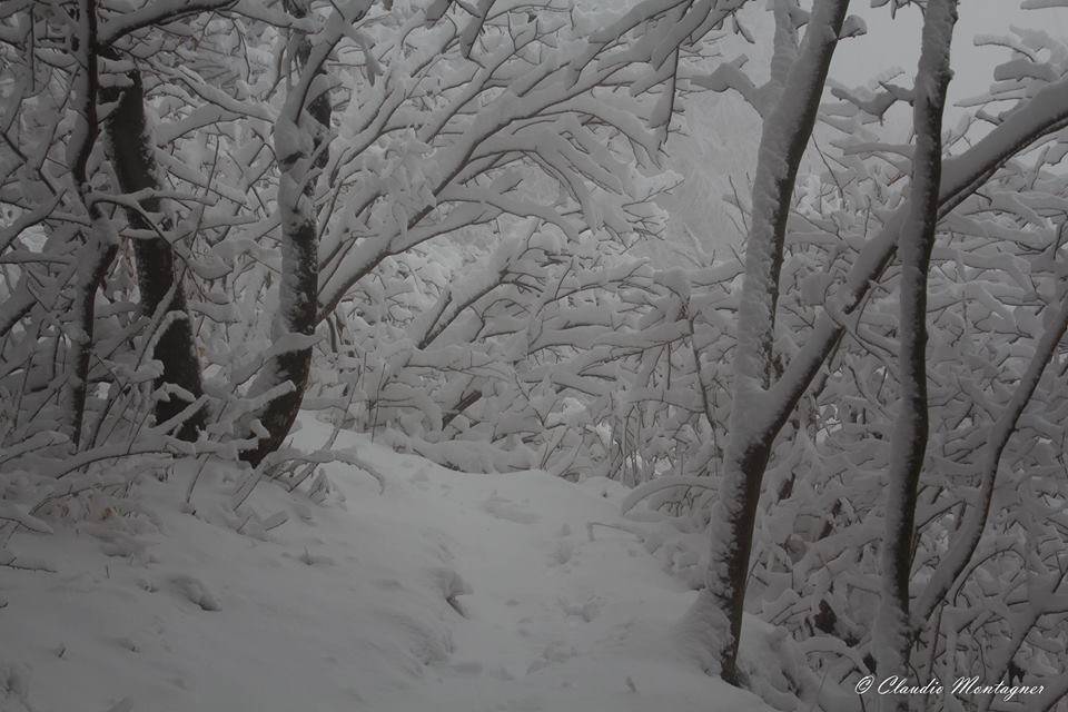 La neve al Sacro Monte