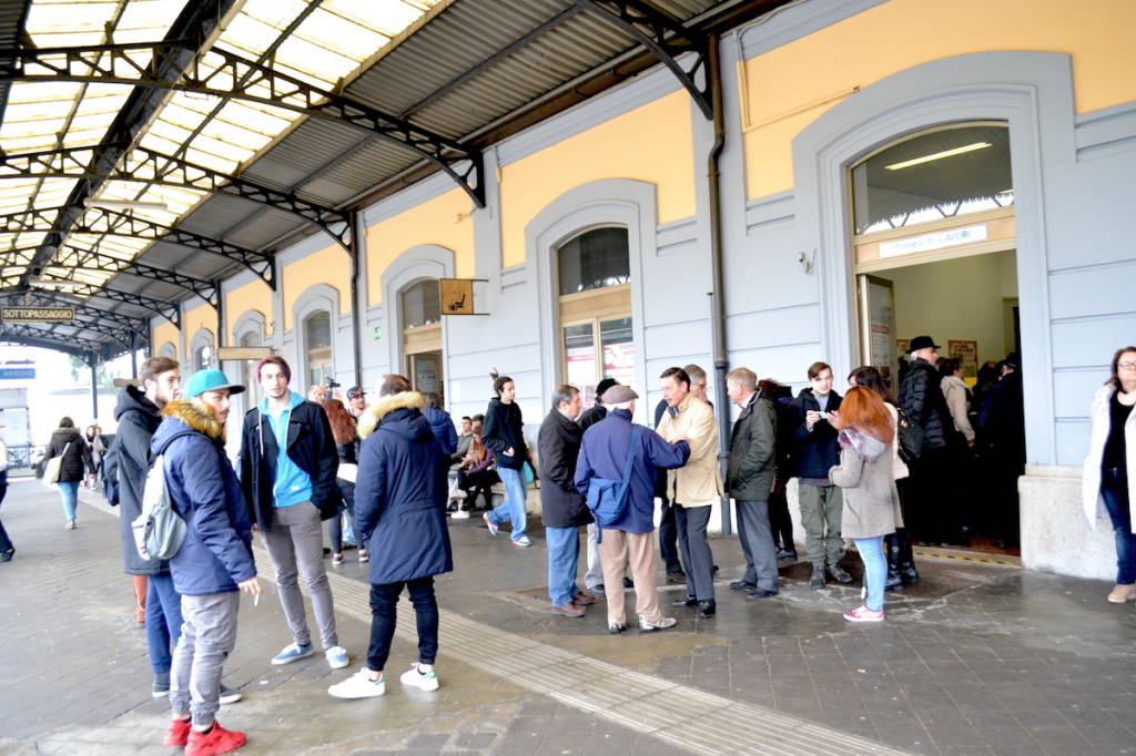 La stazione aperta a Busto Arsizio