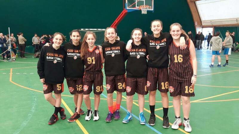 Le ragazze dell Under 14 iscritte al  3 vs 3