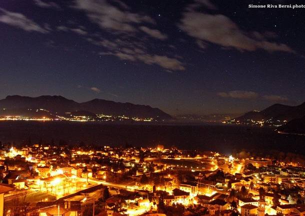 Maccagno panoramica notturna